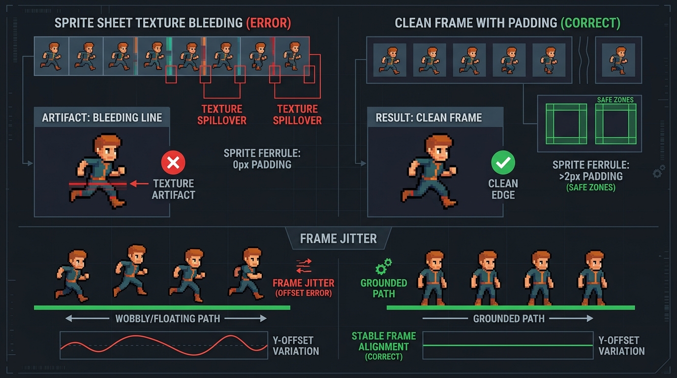 How to Fix Sprite Sheet Texture Bleeding and Frame Jitter